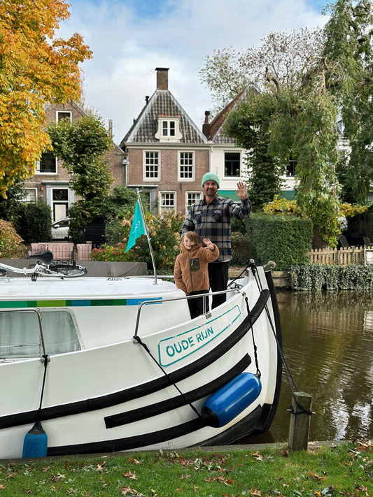 Sur les canaux des Pays-Bas 